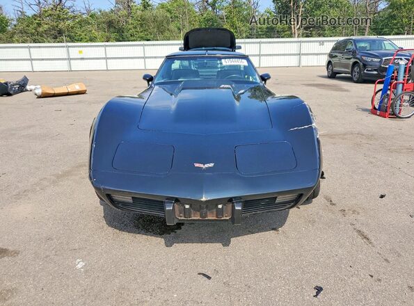 1Z8749S407239 1979 CHEVROLET CORVETTE Black Front view