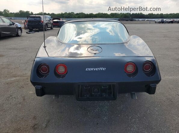 1Z8749S407239 1979 CHEVROLET CORVETTE Black Rear view