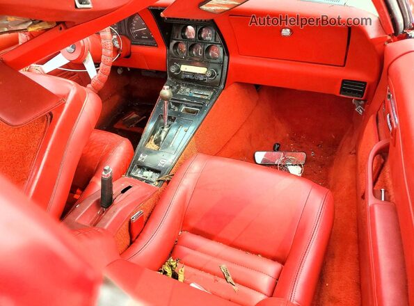 1Z8749S425037 1979 CHEVROLET CORVETTE Red Widok deski rozdzielczej