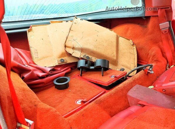 1Z8749S425037 1979 CHEVROLET CORVETTE Red Widok tylnych siedzeń