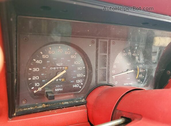 1Z8749S425037 1979 CHEVROLET CORVETTE Red Widok zestawu wskaźników