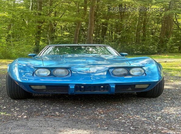1Z8749S437854 1979 CHEVROLET CORVETTE Blue Widok z przodu
