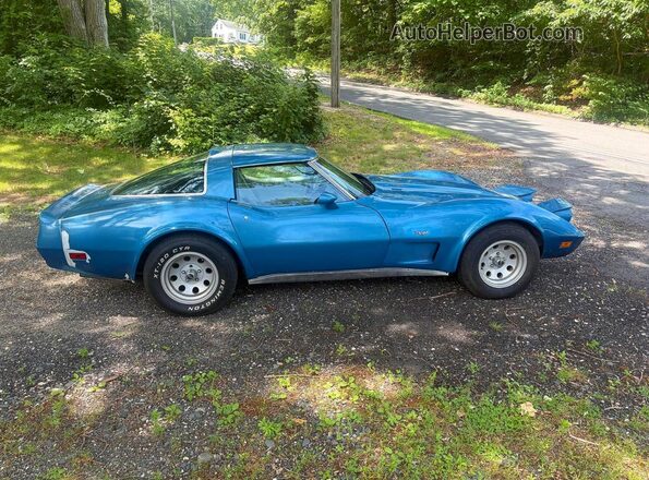 1Z8749S437854 1979 CHEVROLET CORVETTE Blue Widok deski rozdzielczej