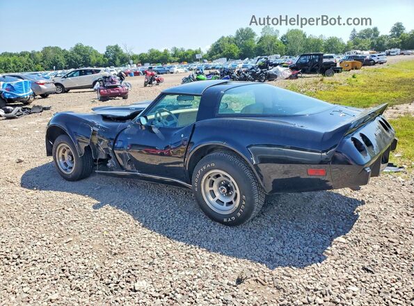 1Z8749S438784 1979 CHEVROLET CORVETTE Черный Задняя левая четверть