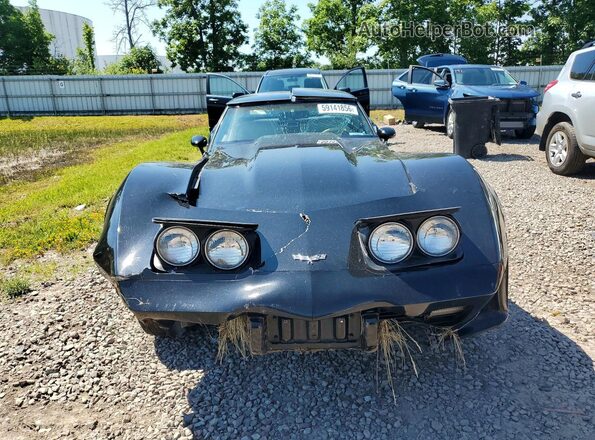 1Z8749S438784 1979 CHEVROLET CORVETTE Черный Вид спереди