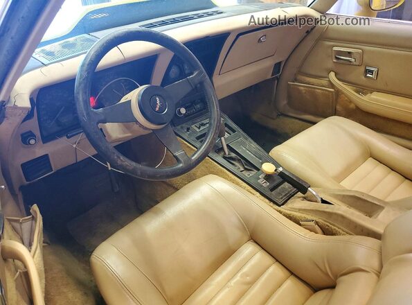 1Z8789S403228 1979 CHEVROLET CORVETTE Yellow Вид панелі приладів