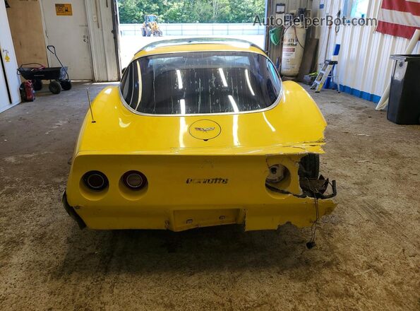 1Z8789S403228 1979 CHEVROLET CORVETTE Yellow Вид ззаду