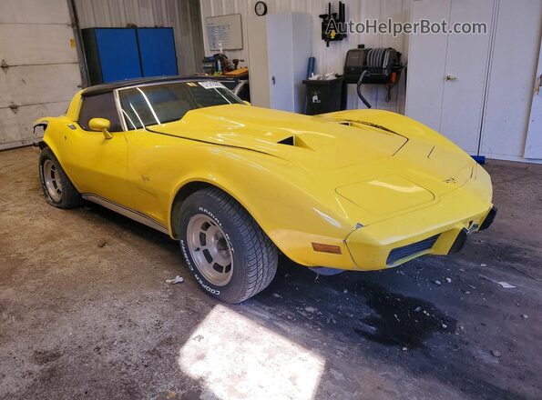 1Z8789S403228 1979 CHEVROLET CORVETTE Yellow Передня права чверть