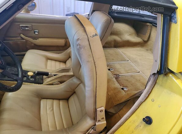 1Z8789S403228 1979 CHEVROLET CORVETTE Yellow Вид задніх сидінь