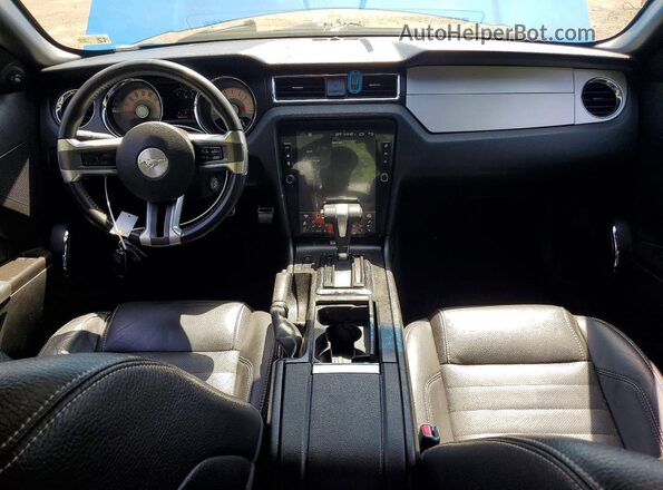 1ZVBP8AM4C5215485 2025 FORD MUSTANG Blue წინა პანელის ხედი