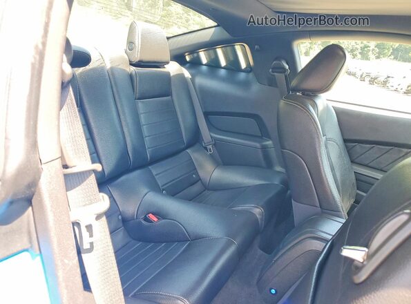 1ZVBP8AM4C5215485 2025 FORD MUSTANG Blue უკანა სავარძლების ხედი