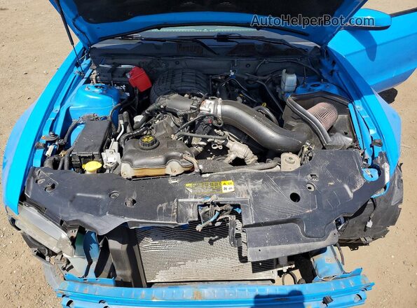 1ZVBP8AM4C5215485 2025 FORD MUSTANG Blue უკანა სალონის ხედი