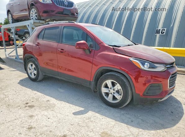 KL7CJLSB2MB318008 2021 CHEVROLET TRAX Red წინა ხედი