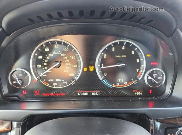 5UXKR0C5XG0P26429 2016 BMW X5 Черный Вид задних сидений