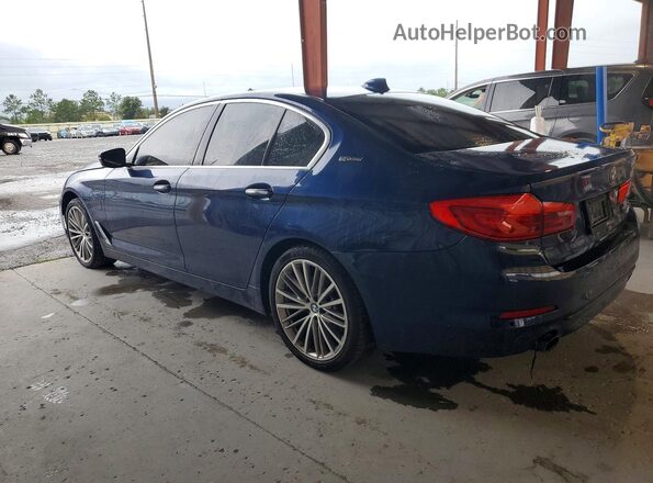 WBAJA9C59JB033577 2018 BMW 5 SERIES Blue Հետևի աջ