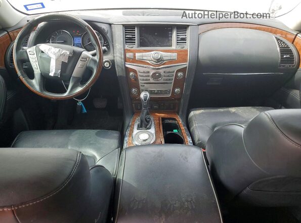 JN8AZ2NF0K9683792 2019 INFINITI QX80 Beige Առջևի վահանակի տեսք