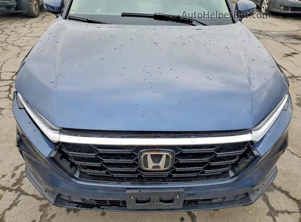 2HKRS4H79SH461617 2025 HONDA CR-V Blue Widok naklejki z numerem VIN