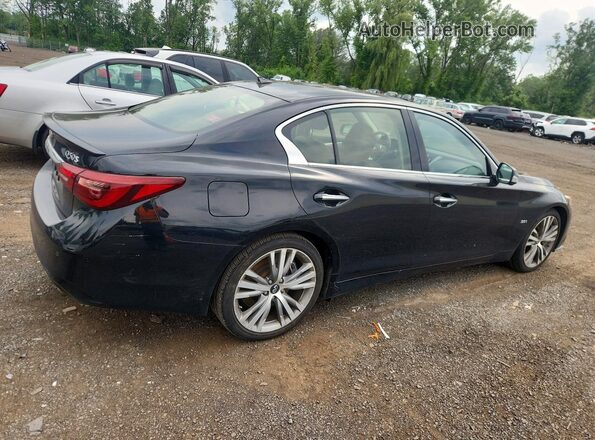 JN1EV7AR2KM550344 2019 INFINITI Q50 Black Առջևի աջ