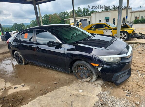 2HGFC2F59JH536170 2018 HONDA CIVIC Black Widok z przodu