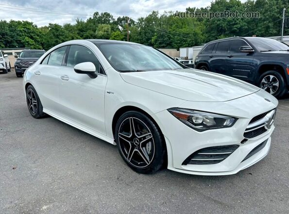 W1K5J5BB0MN167360 2021 MERCEDES-BENZ CLA-CLASS White Front view