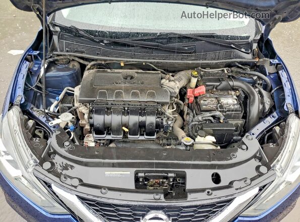 3N1AB7APXGY222597 2016 NISSAN SENTRA Blue Engine compartment view