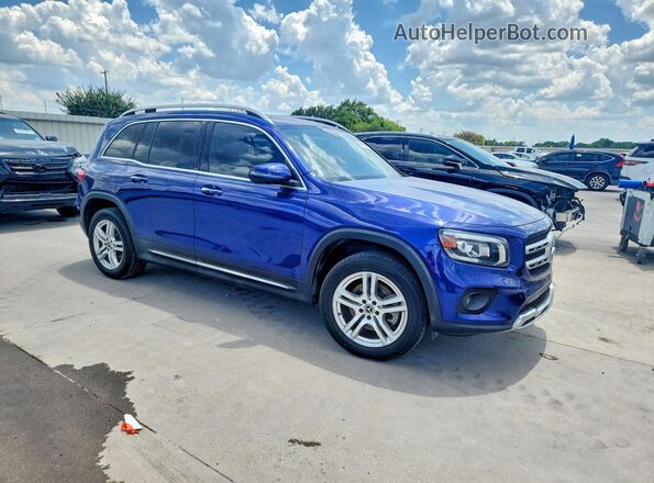 W1N4M4GB5MW106637 2021 MERCEDES-BENZ GLB-CLASS Blue Widok z przodu