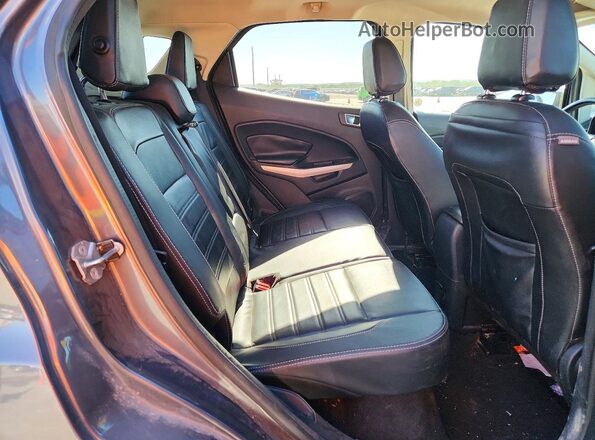 MAJ6P1WL6JC171287 2018 FORD ECOSPORT Gray Engine compartment view
