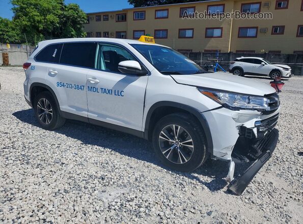 5TDZZRFH9KS304166 2019 TOYOTA HIGHLANDER White Вид спереду