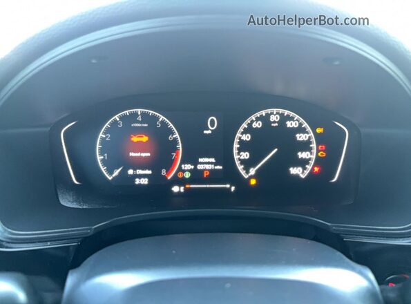 19XFL2H80PE006034 2023 HONDA CIVIC Silver Instrument cluster view