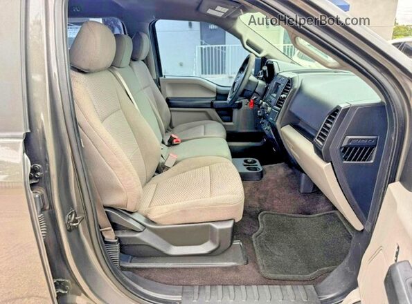 1FTEW1CP9GKF90720 2016 FORD F150 Gray Widok deski rozdzielczej