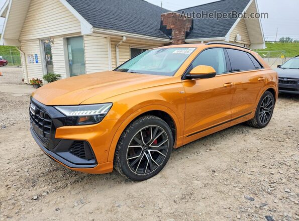 WA1FVAF18LD022109 2020 AUDI Q8 Orange Задня ліва чверть