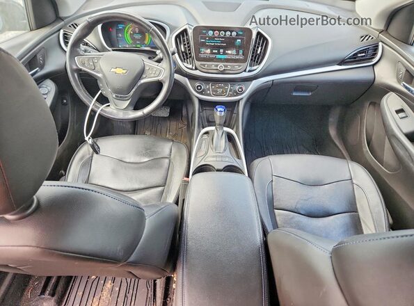 1G1RA6S52HU120654 2017 CHEVROLET VOLT Black Widok zestawu wskaźników