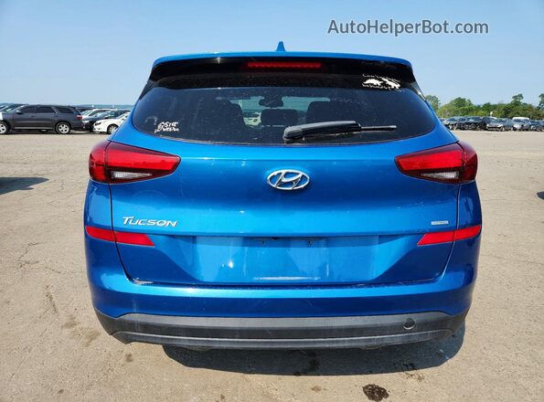 KM8J3CA47LU143289 2020 HYUNDAI TUCSON Blue წინა სალონის ხედი