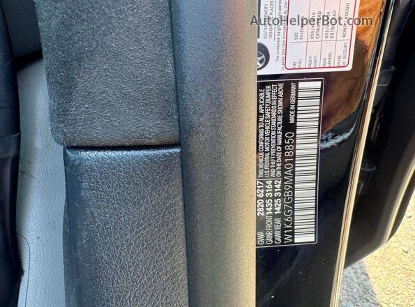 W1K6G7GB9MA018850 2021 MERCEDES-BENZ S-CLASS Black სალონის 360-გრადუსიანი ხედი
