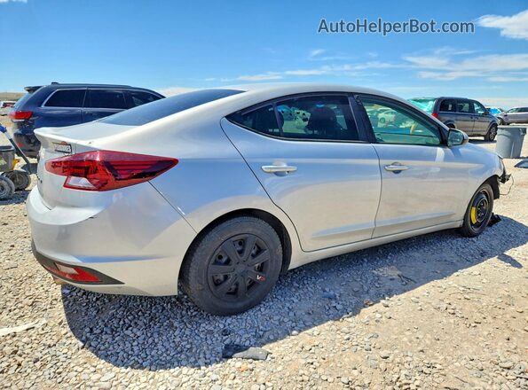 5NPD74LF8KH497941 2019 HYUNDAI ELANTRA Silver Front right