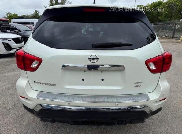 5N1DR2MM1HC627750 2017 NISSAN PATHFINDER White Вид салону спереду
