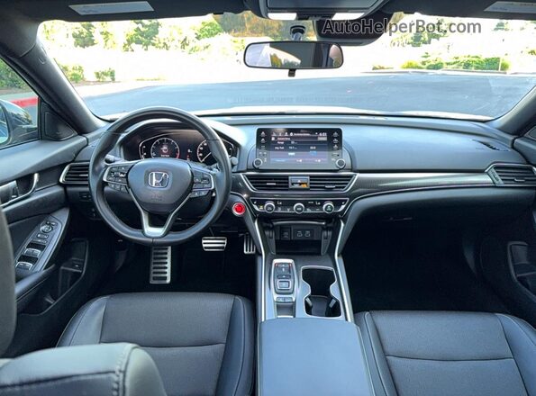 1HGCV2F30NA014835 2022 HONDA ACCORD Blue Widok tylnych siedzeń