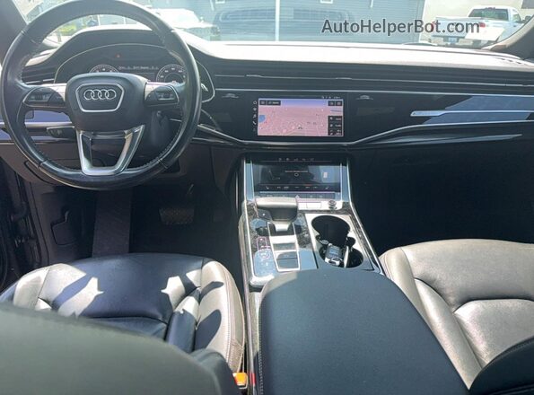 WA1AVAF10KD018936 2019 AUDI Q8 Gray Հետևի նստատեղերի տեսք