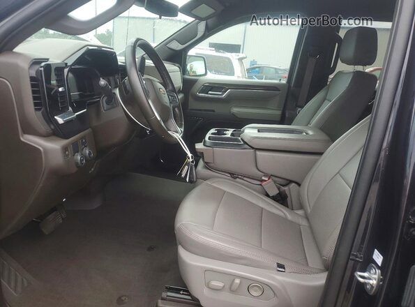3GCPACE88PG251625 2023 CHEVROLET SILVERADO Black Առջևի վահանակի տեսք