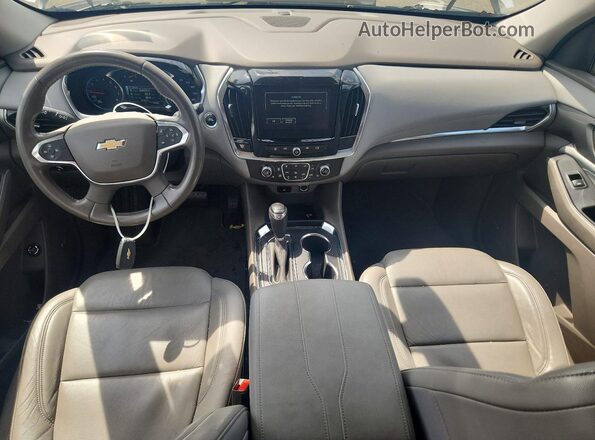 1GNEVHKW5JJ274725 2018 CHEVROLET TRAVERSE White ხელსაწყოთა პანელის ხედი