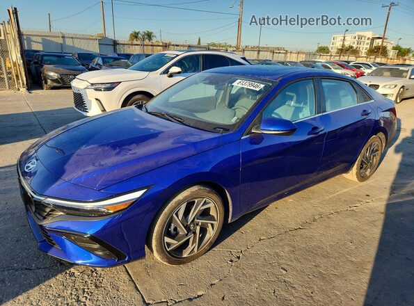KMHLS4DG3SU032597 2025 HYUNDAI ELANTRA Blue Rear left