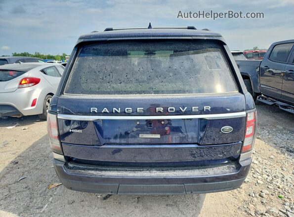 SALGS2FV1HA339467 2017 LAND ROVER RANGE Синий Вид салона спереди