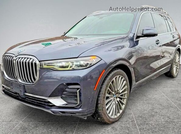 5UXCW2C52KLB43713 2019 BMW X7 Gray Tył prawy