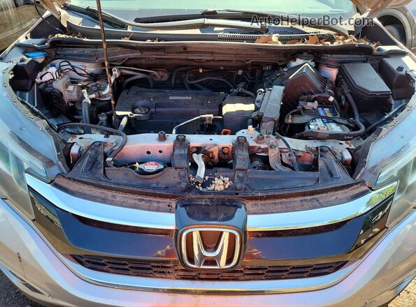 2HKRM4H50GH700293 2016 HONDA CR-V Silver Engine compartment view