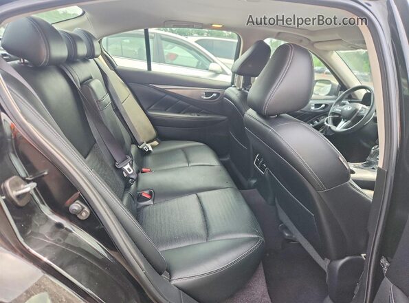 JN1EV7AR2KM550344 2019 INFINITI Q50 Black Սալոնի հետևի տեսք