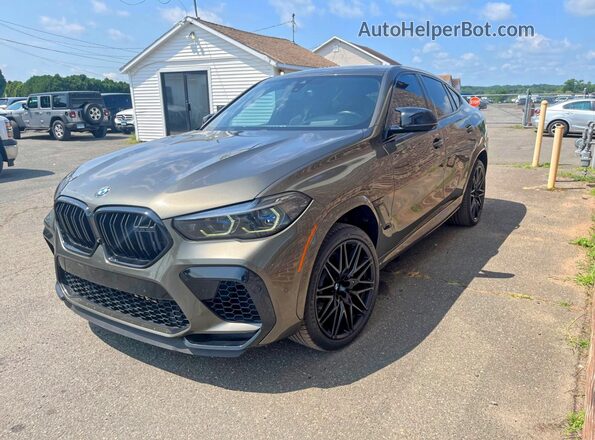 5YMCY0C03N9J76956 2022 BMW X6 Green Tył lewy