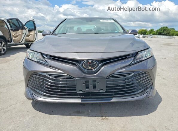 4T1B11HKXKU718745 2019 TOYOTA CAMRY Gray Հետևի տեսք