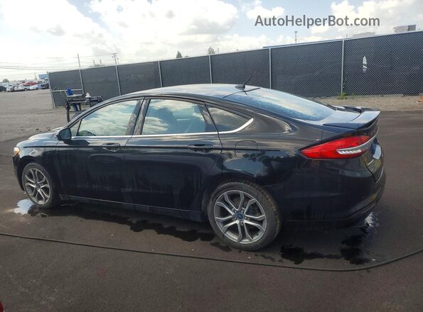 3FA6P0HD2HR270586 2017 FORD FUSION Black Trasero derecho
