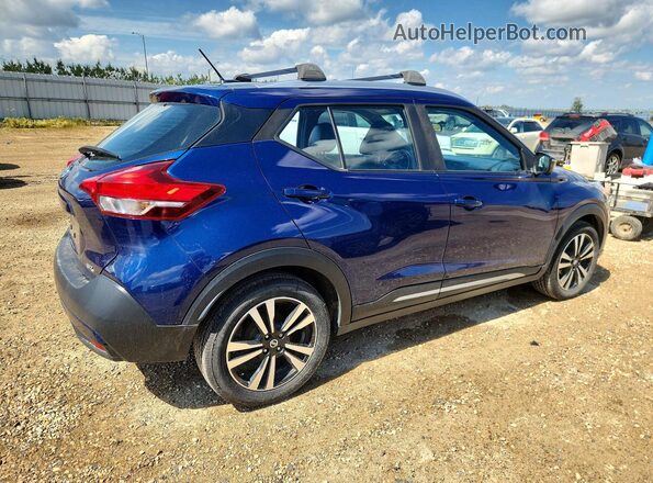 3N1CP5CU3KL509495 2019 NISSAN KICKS Blue Delantero derecho