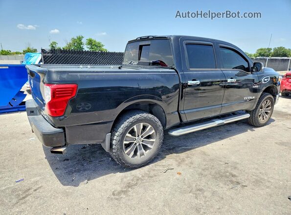 1N6AA1E55HN559258 2017 NISSAN TITAN Black Передня права чверть